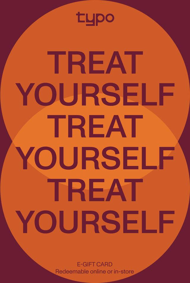 eGift Card, Typo Treat Yourself